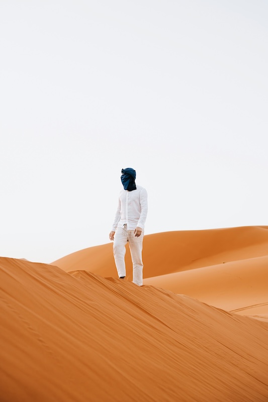 Roman ruins of Volubilis with stone columns